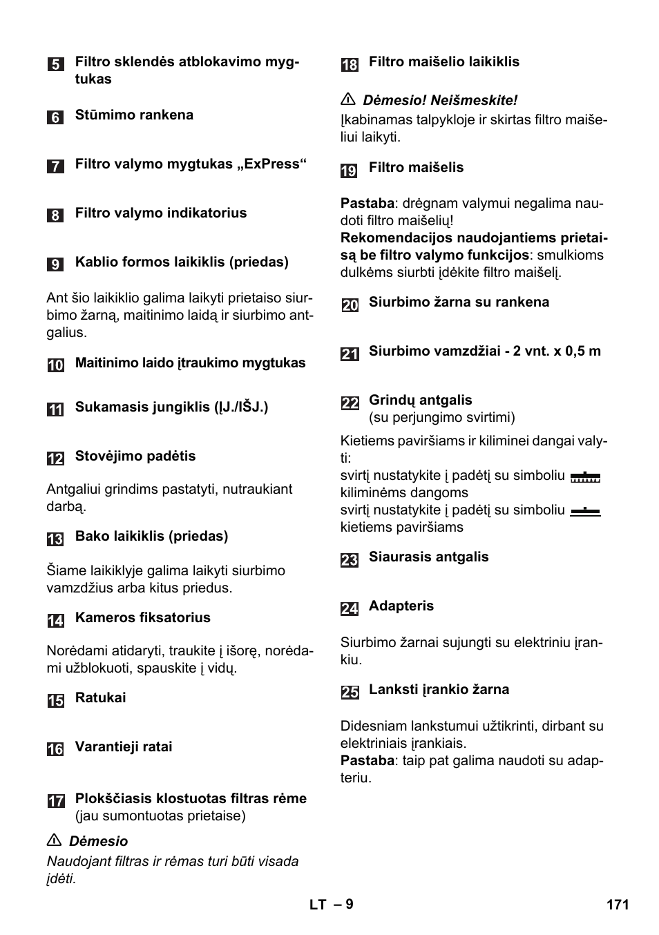 Karcher WD 7-700 P User Manual | Page 171 / 192