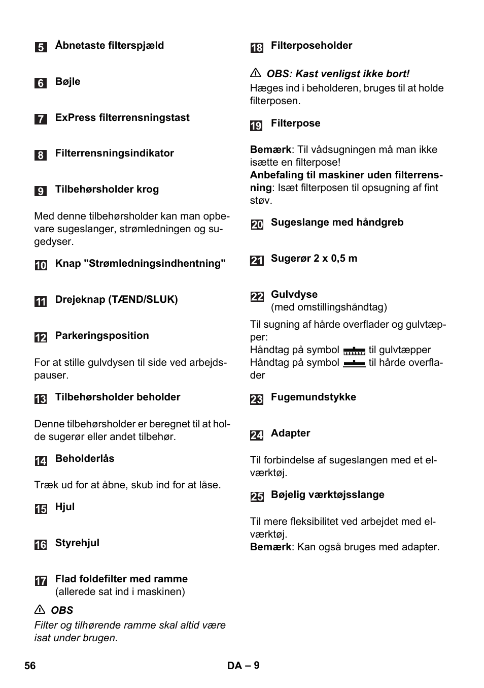 Karcher WD 7-700 P User Manual | Page 56 / 192