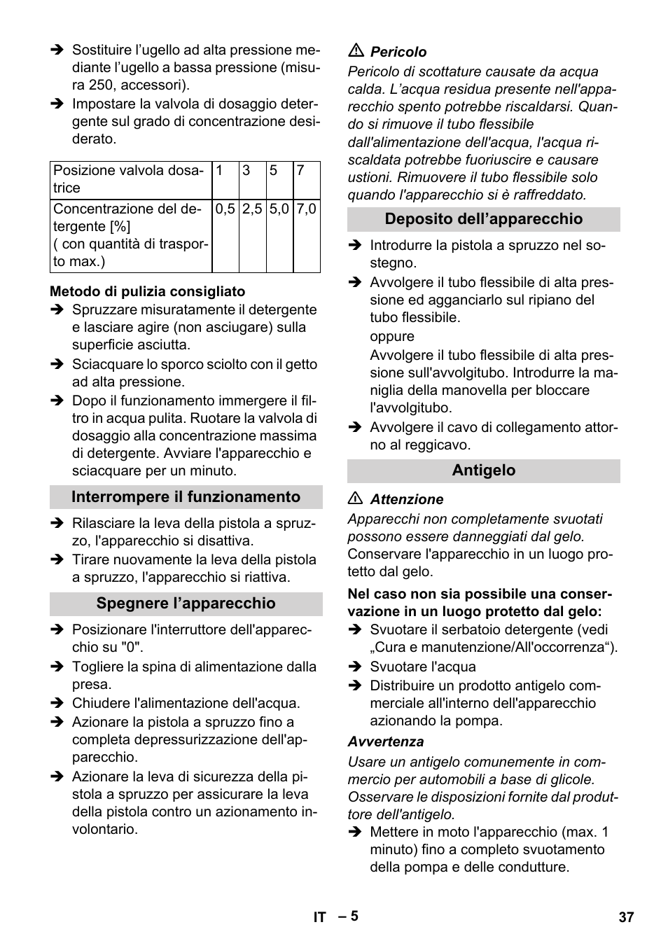 Karcher HD 10-21 4 SX Plus User Manual | Page 37 / 260