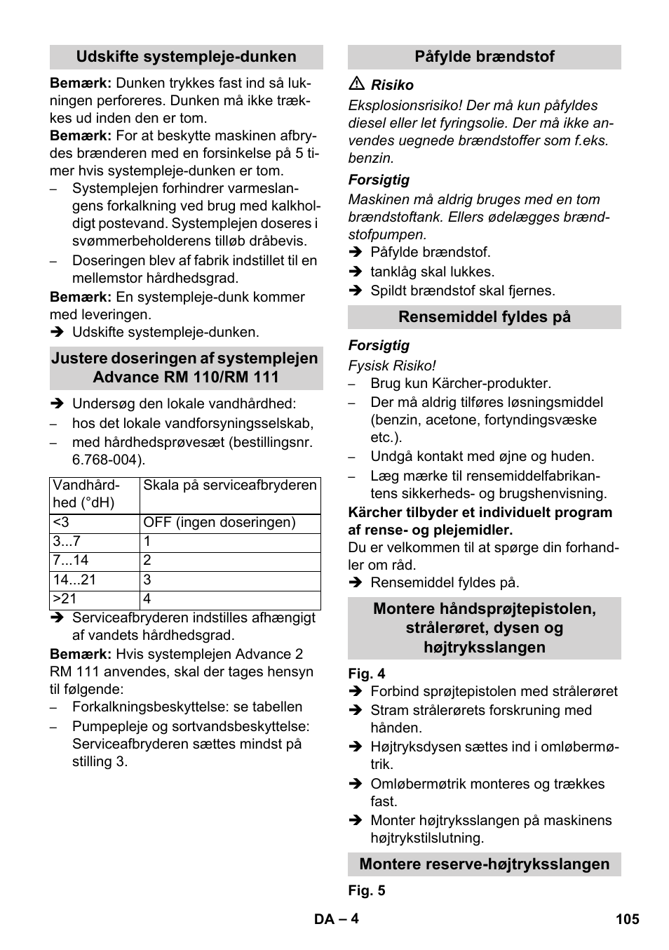 Karcher HDS 11-18 4 S Basic User Manual | Page 105 / 376