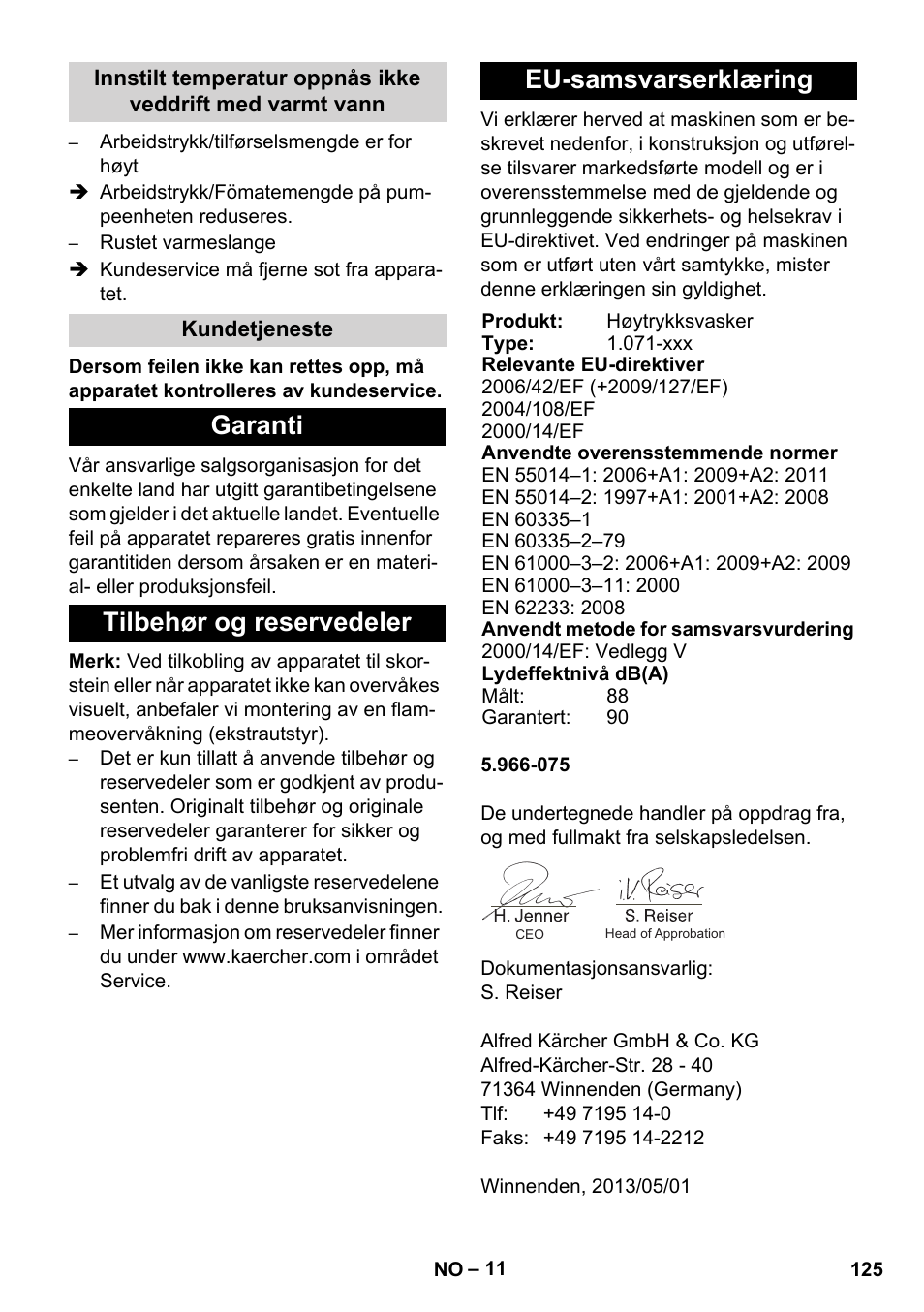 Karcher HDS 11-18 4 S Basic User Manual | Page 125 / 376