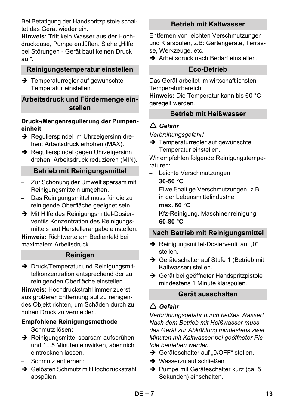 Karcher HDS 11-18 4 S Basic User Manual | Page 13 / 376