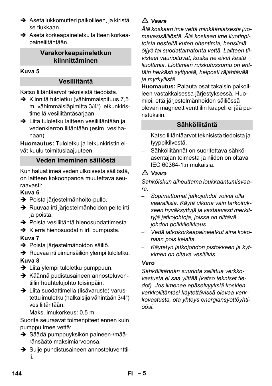 Karcher HDS 11-18 4 S Basic User Manual | Page 144 / 376