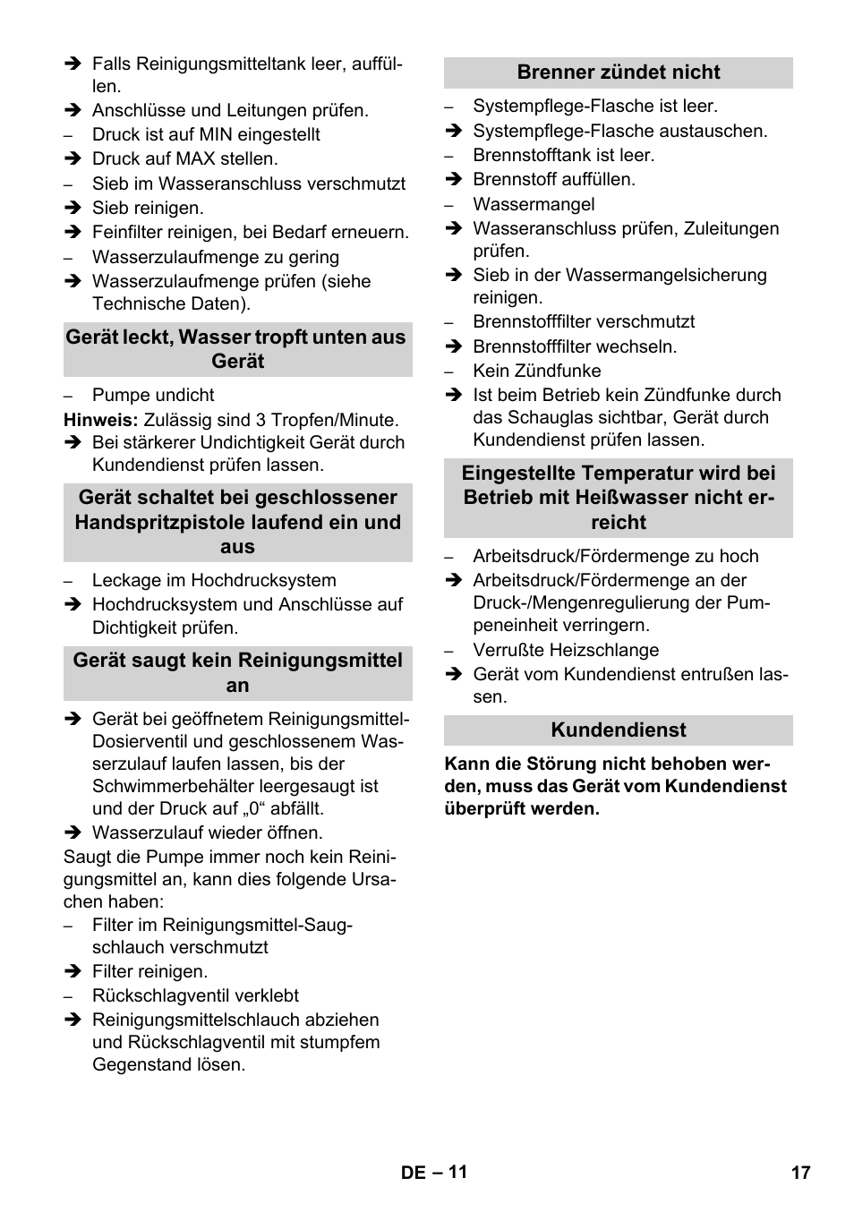 Karcher HDS 11-18 4 S Basic User Manual | Page 17 / 376