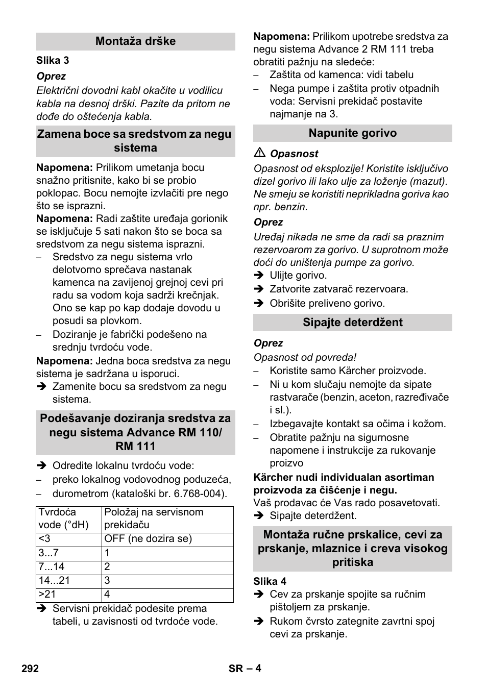 Karcher HDS 11-18 4 S Basic User Manual | Page 292 / 376