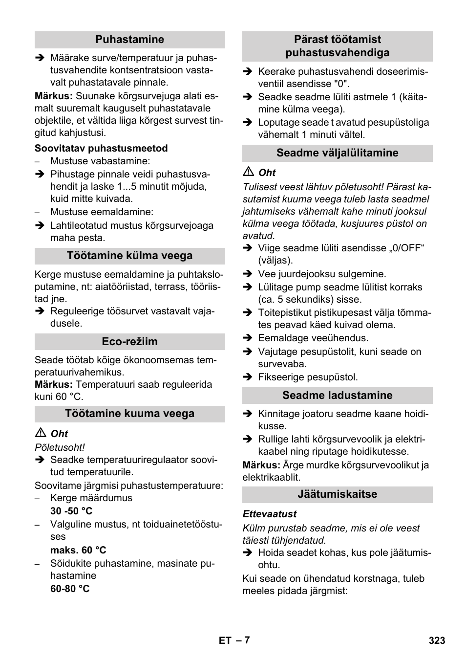 Karcher HDS 11-18 4 S Basic User Manual | Page 323 / 376