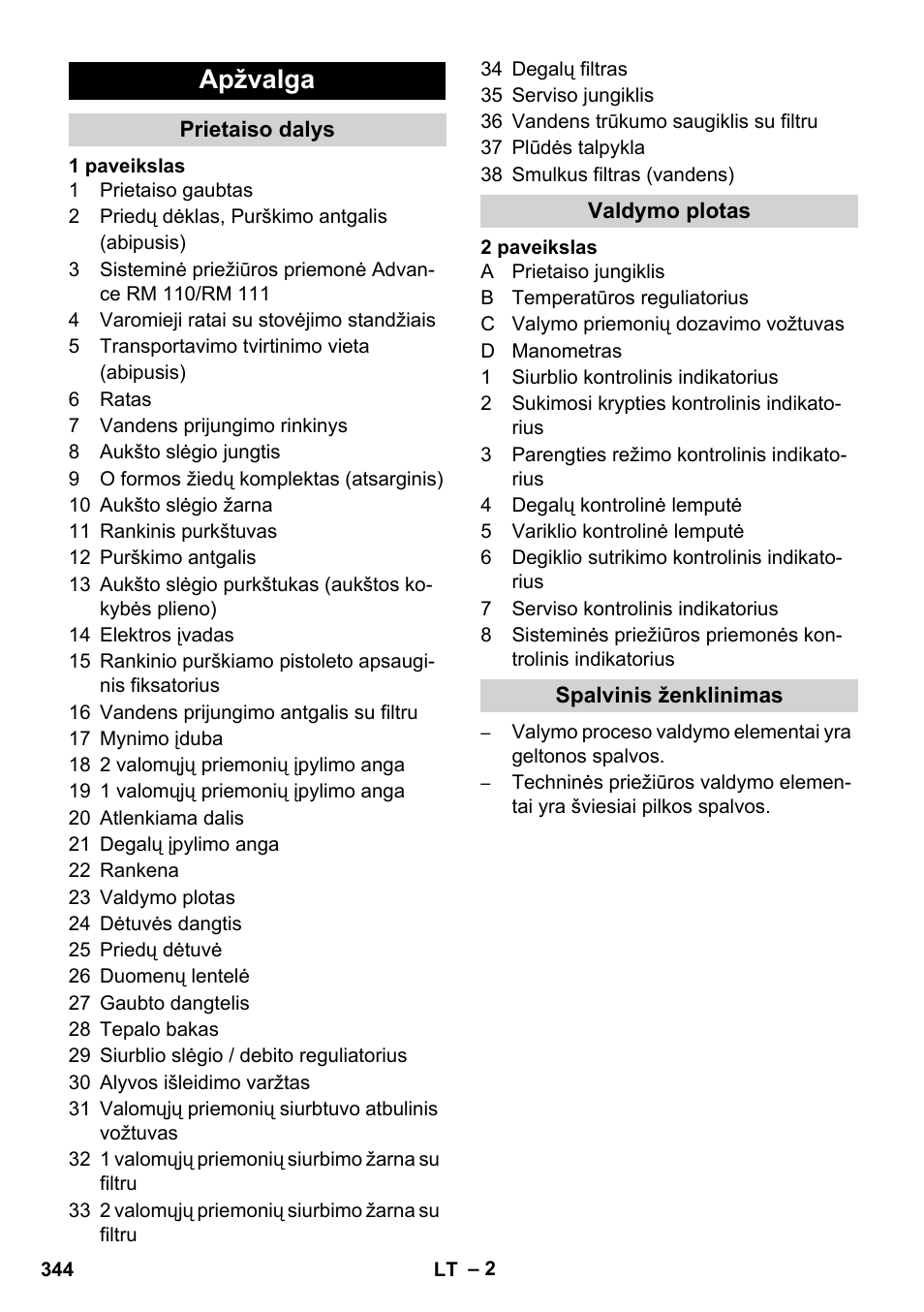 Apžvalga | Karcher HDS 11-18 4 S Basic User Manual | Page 344 / 376