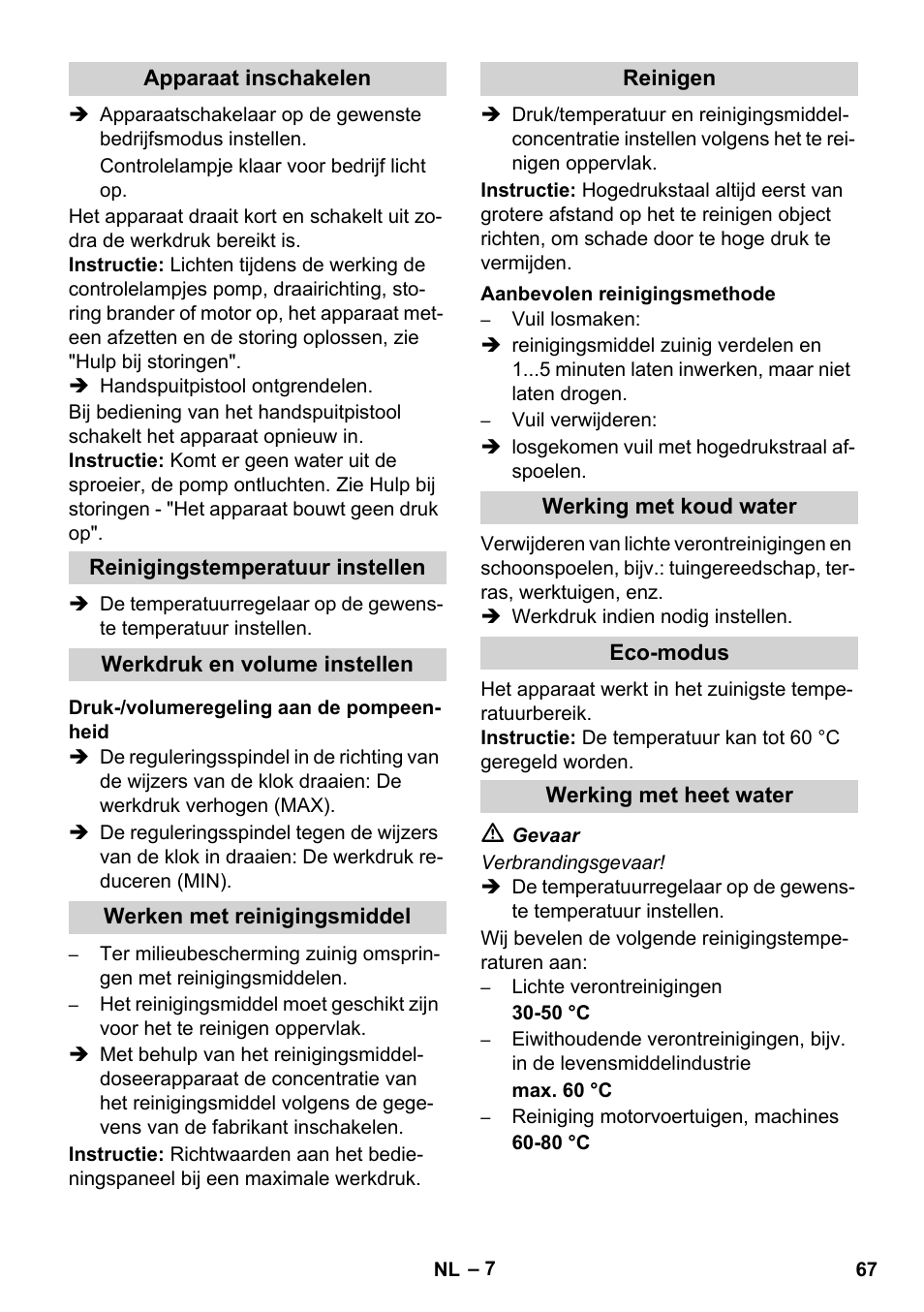 Karcher HDS 11-18 4 S Basic User Manual | Page 67 / 376