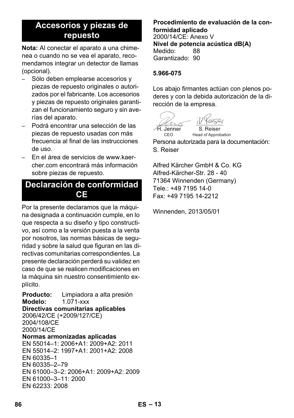 Karcher HDS 11-18 4 S Basic User Manual | Page 86 / 376