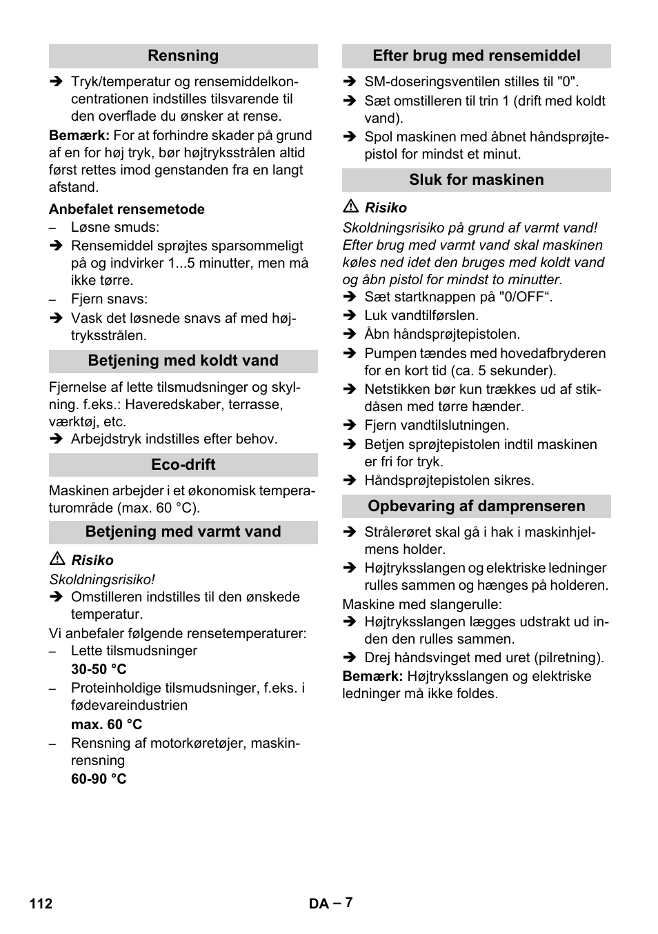 Karcher HDS 7-16 4C Basic User Manual | Page 112 / 376