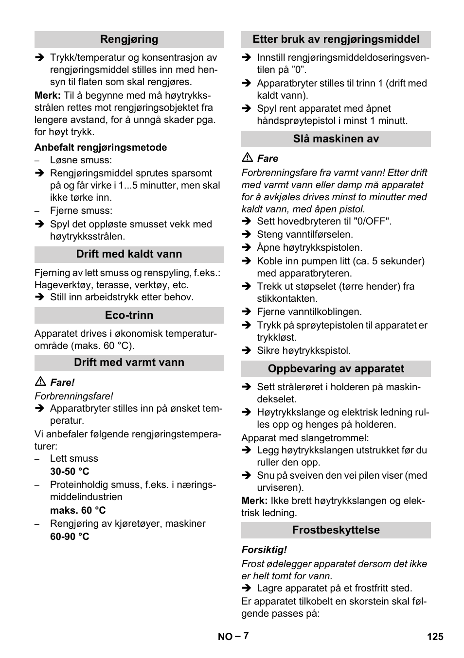 Karcher HDS 7-16 4C Basic User Manual | Page 125 / 376