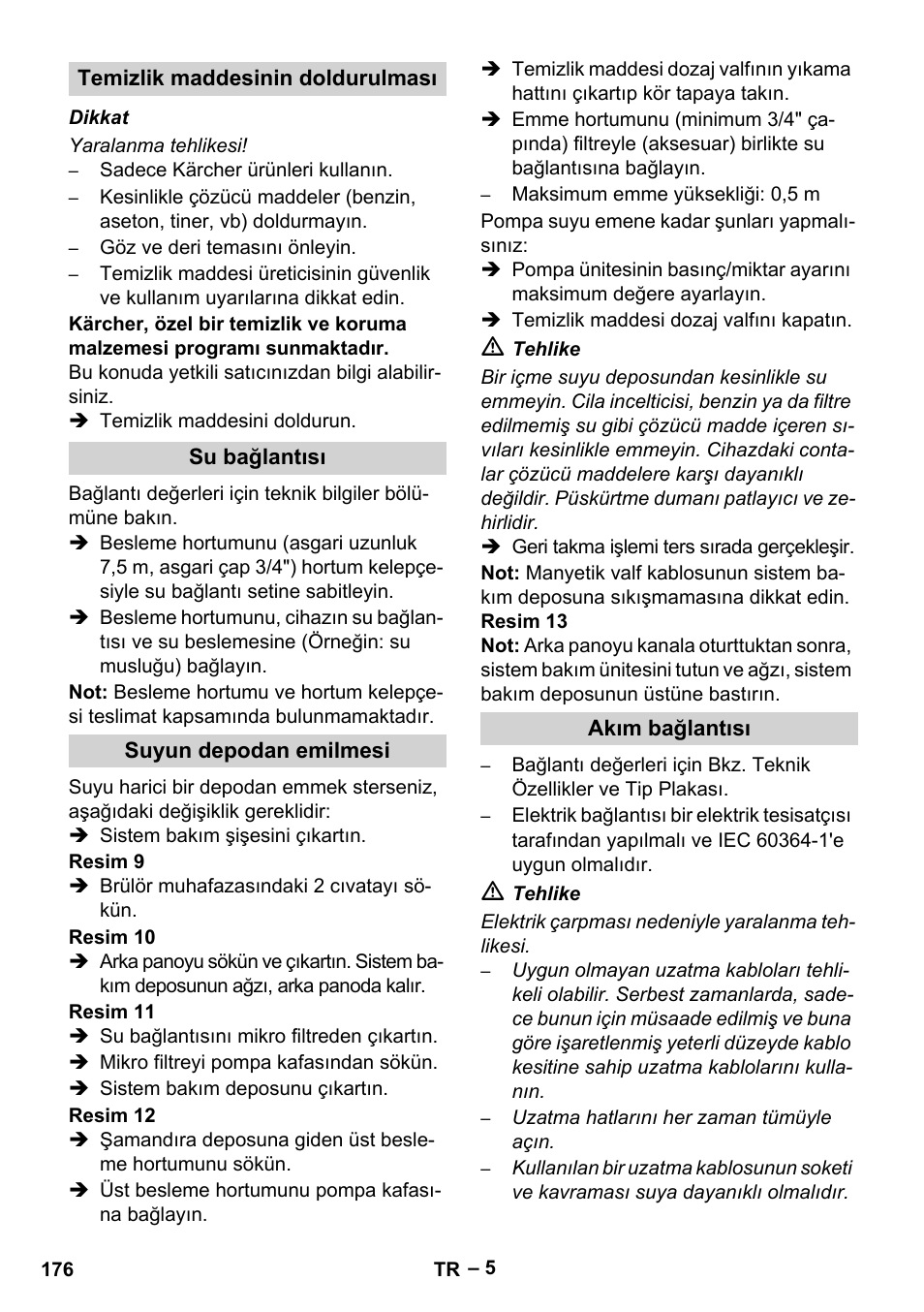 Karcher HDS 7-16 4C Basic User Manual | Page 176 / 376