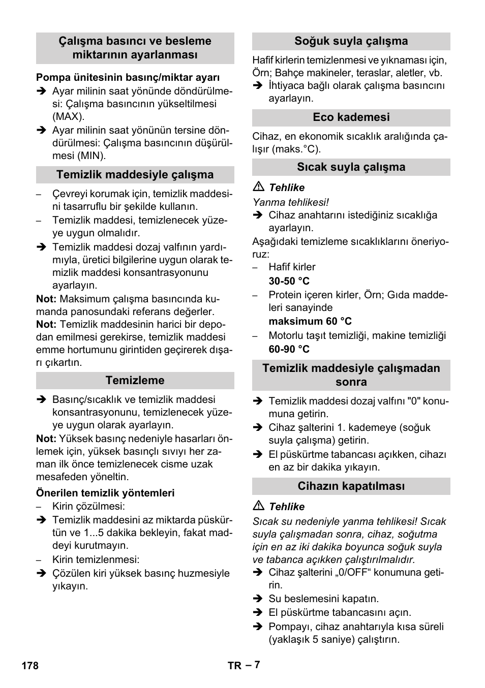Karcher HDS 7-16 4C Basic User Manual | Page 178 / 376
