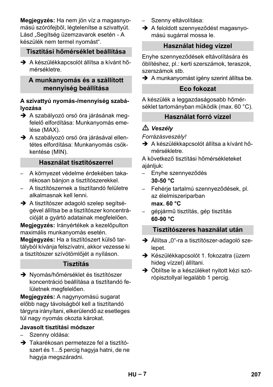 Karcher HDS 7-16 4C Basic User Manual | Page 207 / 376