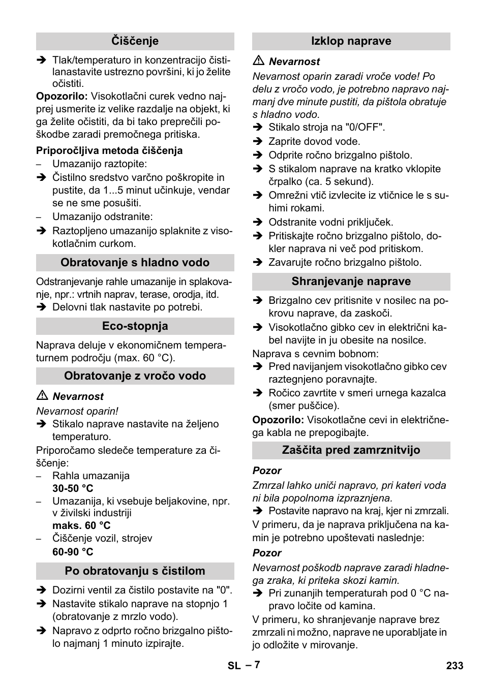 Karcher HDS 7-16 4C Basic User Manual | Page 233 / 376