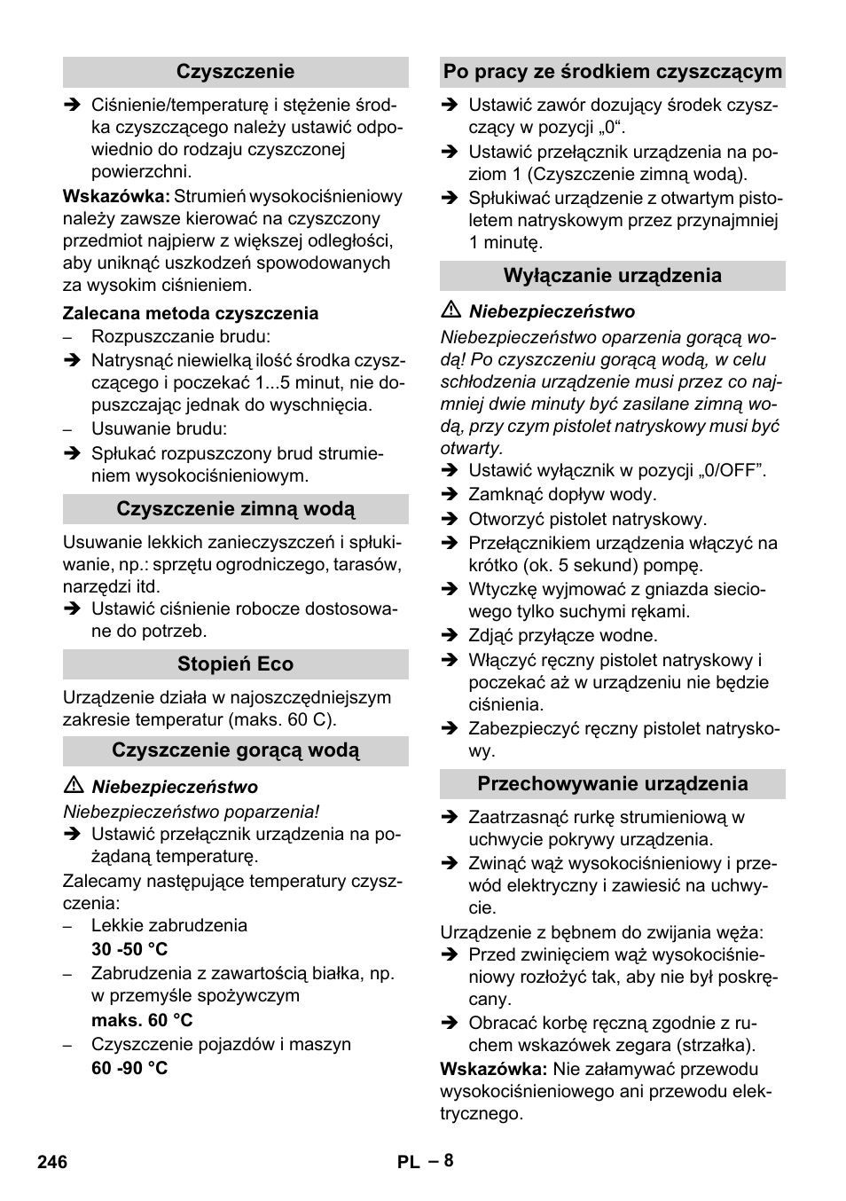 Karcher HDS 7-16 4C Basic User Manual | Page 246 / 376