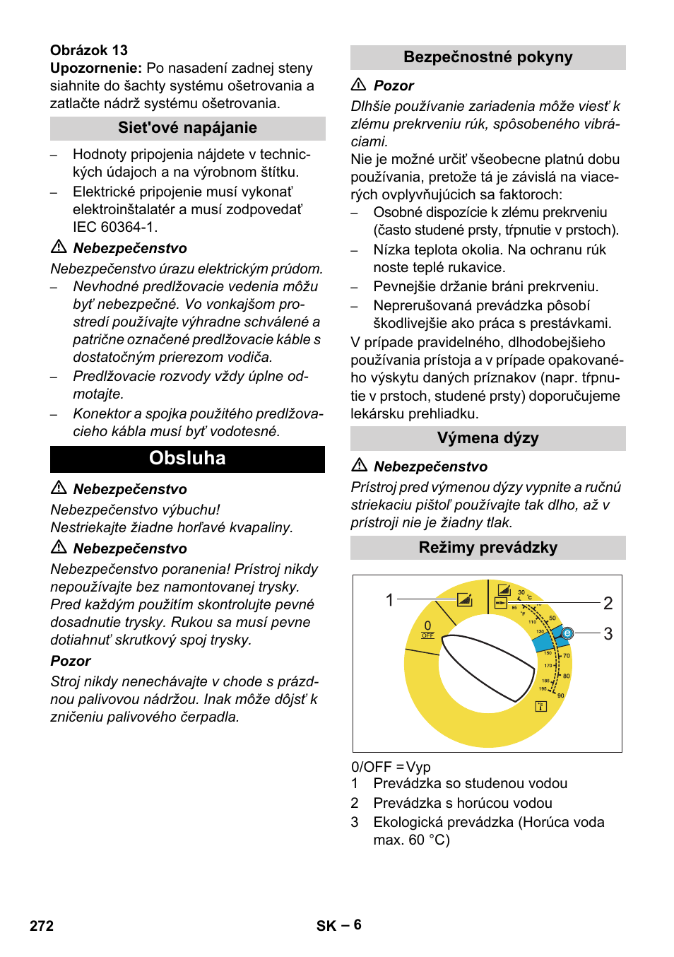 Obsluha | Karcher HDS 7-16 4C Basic User Manual | Page 272 / 376