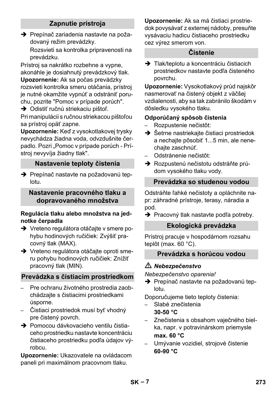 Karcher HDS 7-16 4C Basic User Manual | Page 273 / 376