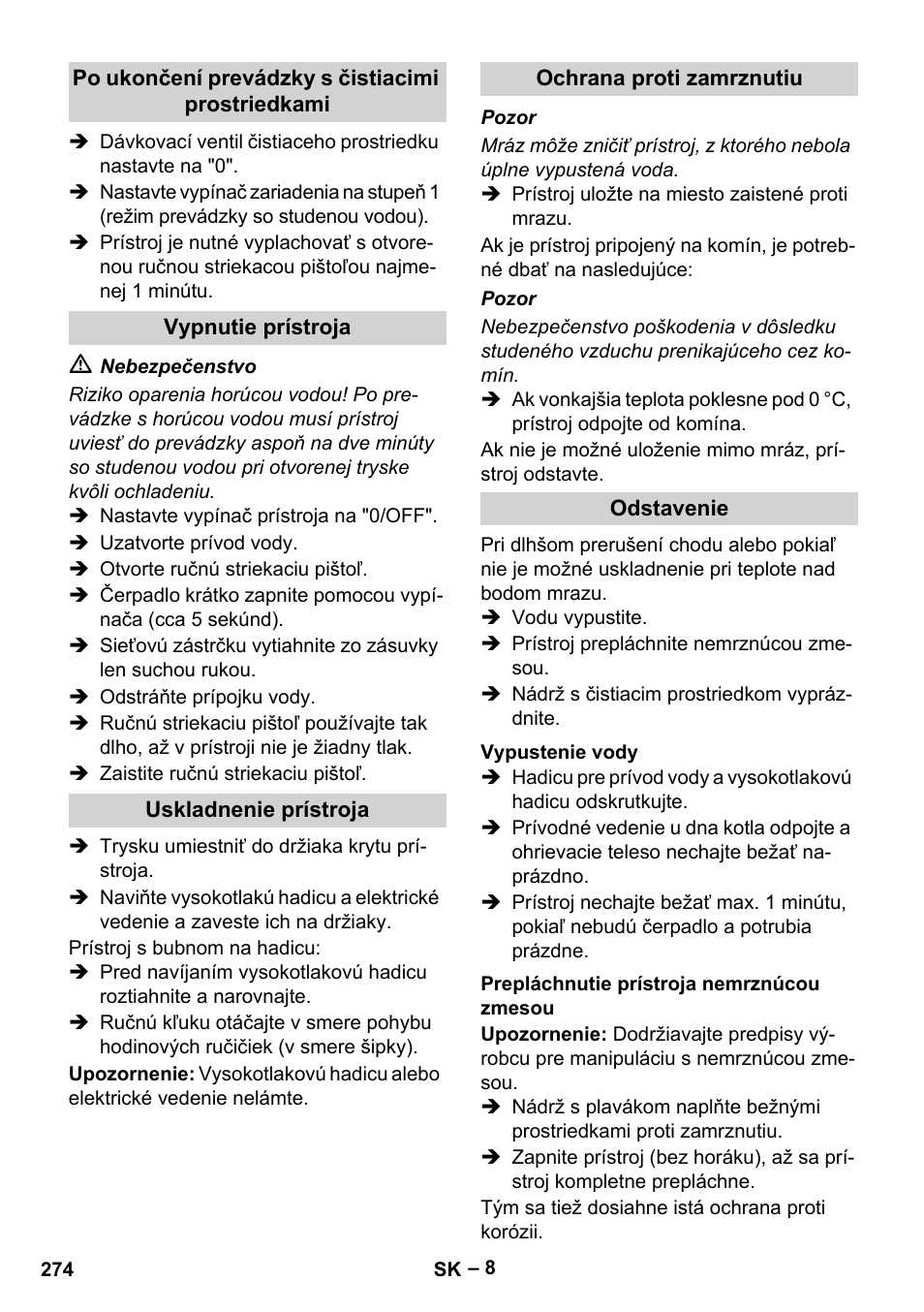 Karcher HDS 7-16 4C Basic User Manual | Page 274 / 376