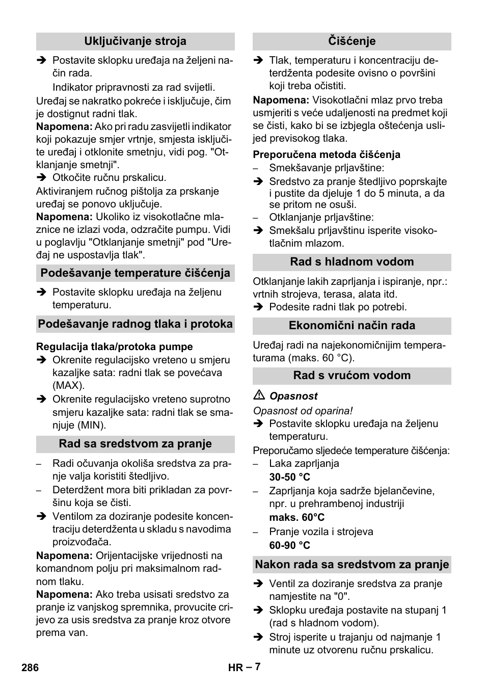 Karcher HDS 7-16 4C Basic User Manual | Page 286 / 376