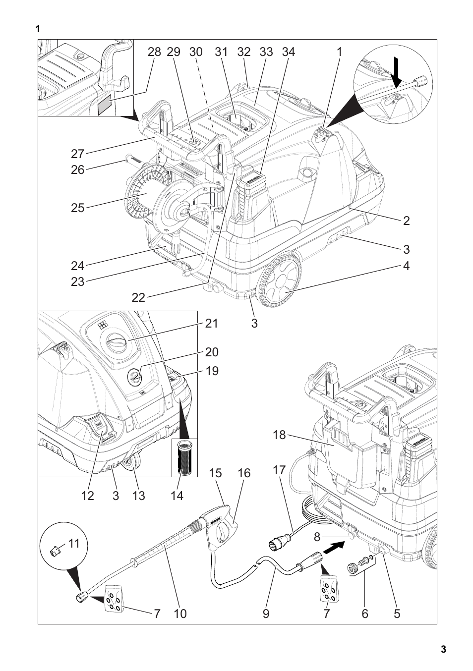 Karcher HDS 7-16 4C Basic User Manual | Page 3 / 376