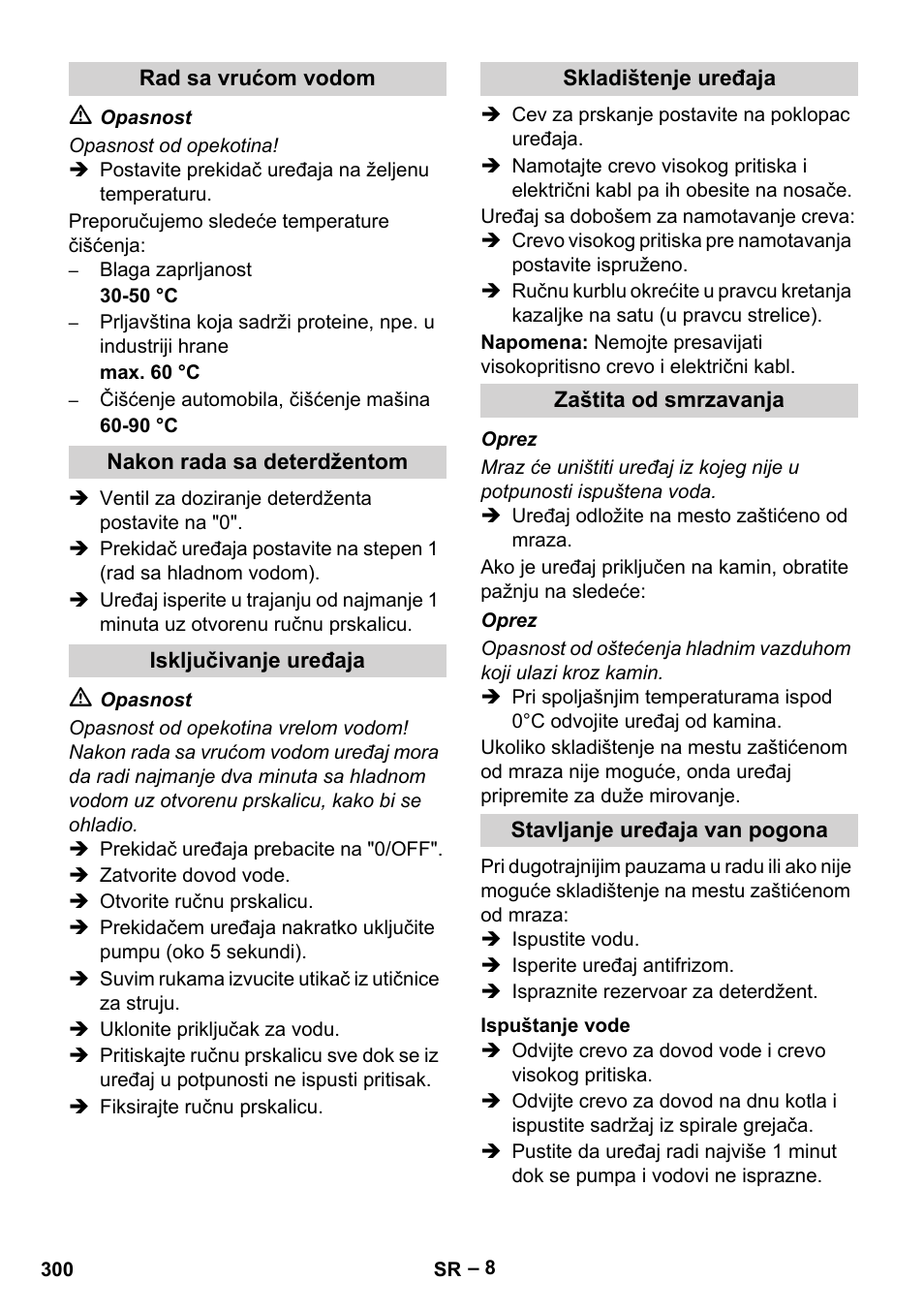 Karcher HDS 7-16 4C Basic User Manual | Page 300 / 376