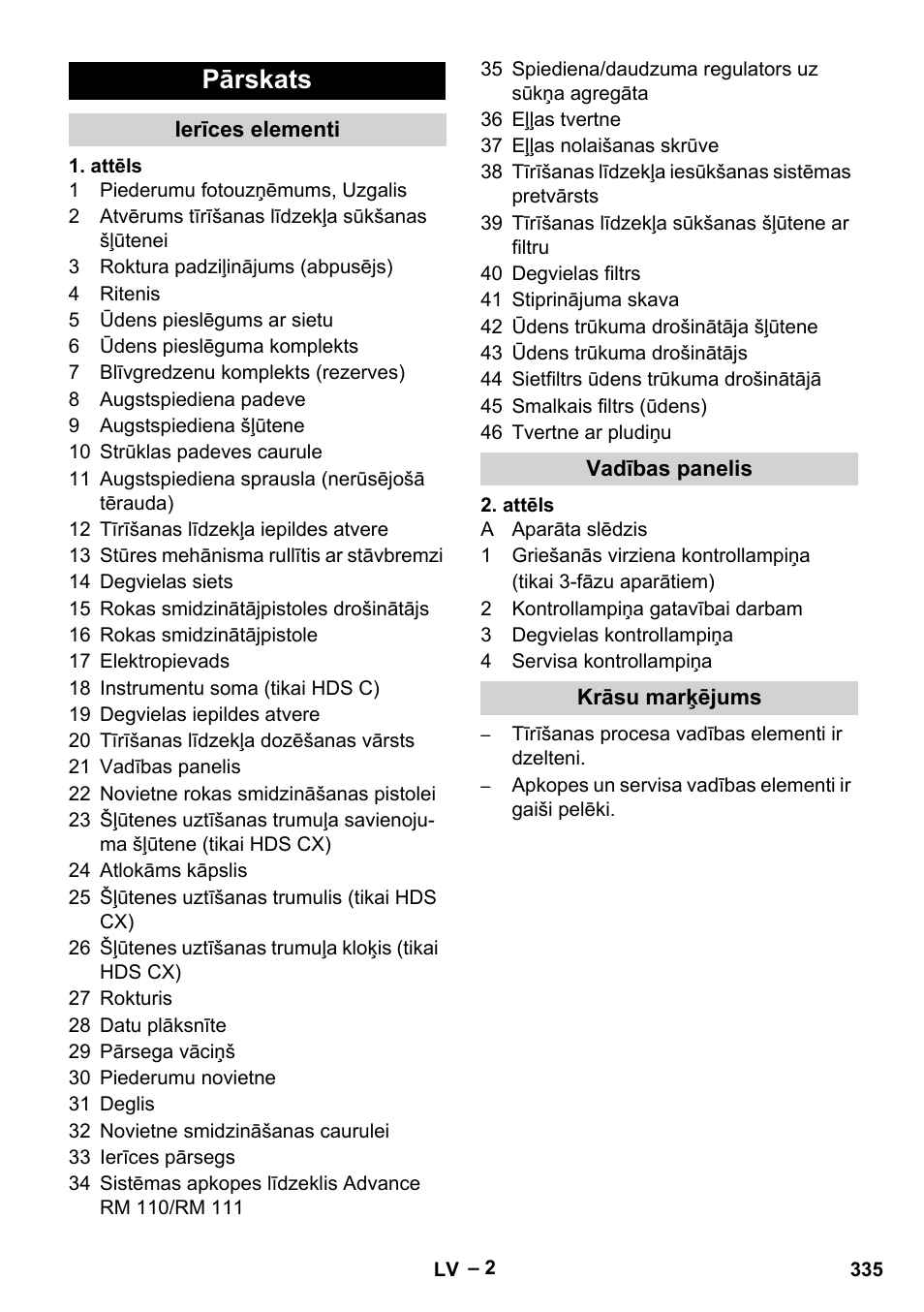 Pārskats | Karcher HDS 7-16 4C Basic User Manual | Page 335 / 376