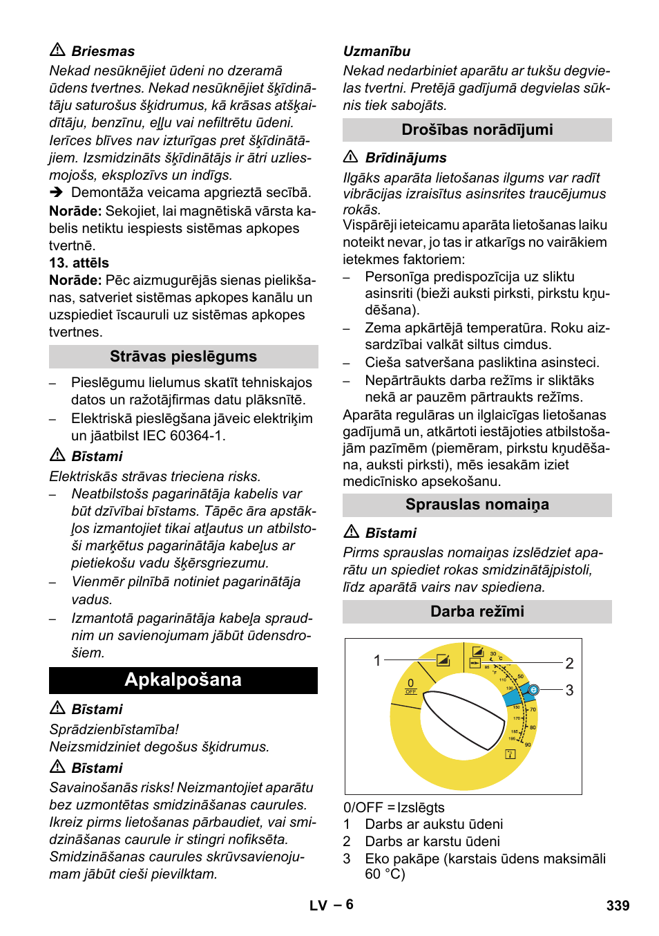 Apkalpošana | Karcher HDS 7-16 4C Basic User Manual | Page 339 / 376