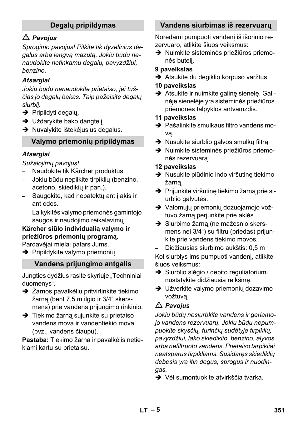 Karcher HDS 7-16 4C Basic User Manual | Page 351 / 376