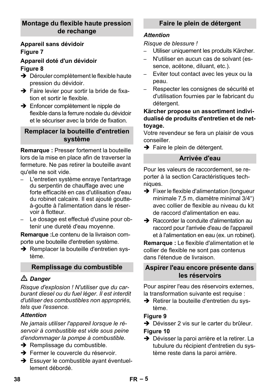 Karcher HDS 7-16 4C Basic User Manual | Page 38 / 376