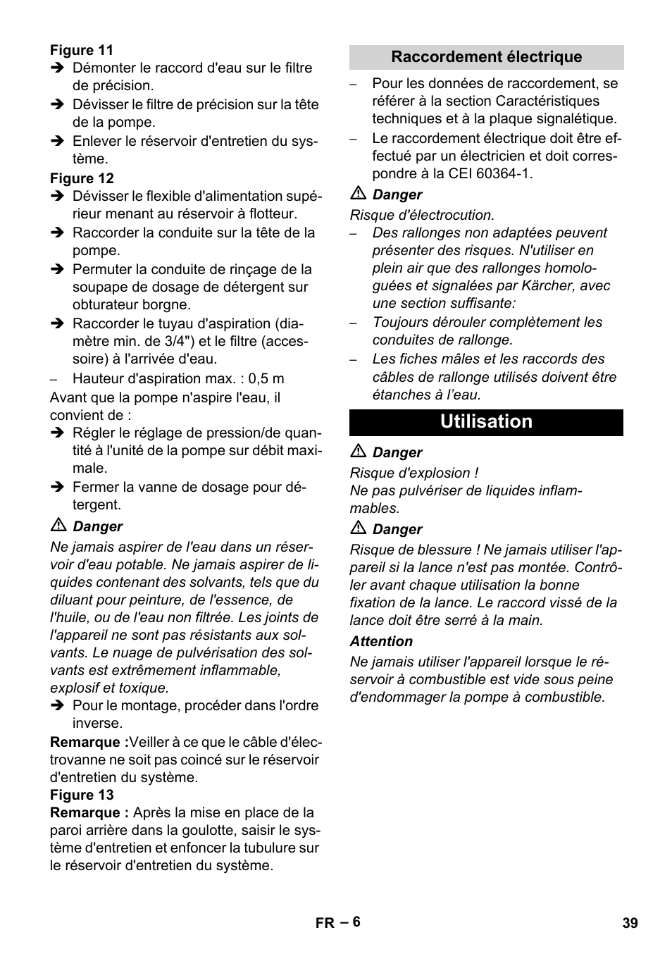 Utilisation | Karcher HDS 7-16 4C Basic User Manual | Page 39 / 376