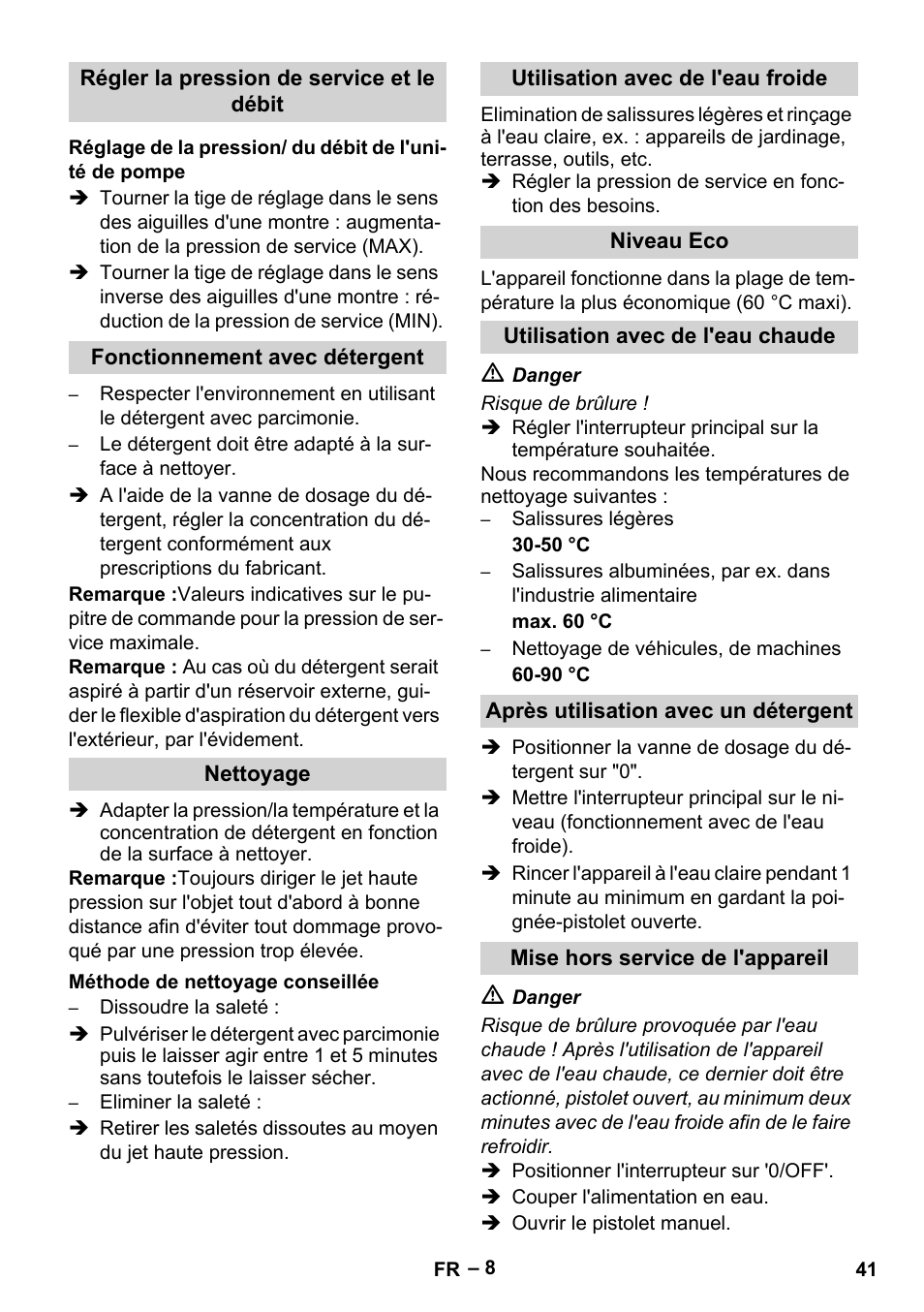 Karcher HDS 7-16 4C Basic User Manual | Page 41 / 376