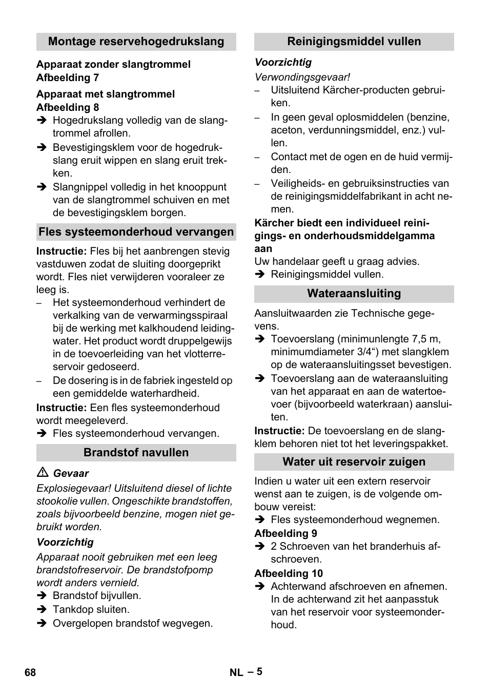 Karcher HDS 7-16 4C Basic User Manual | Page 68 / 376