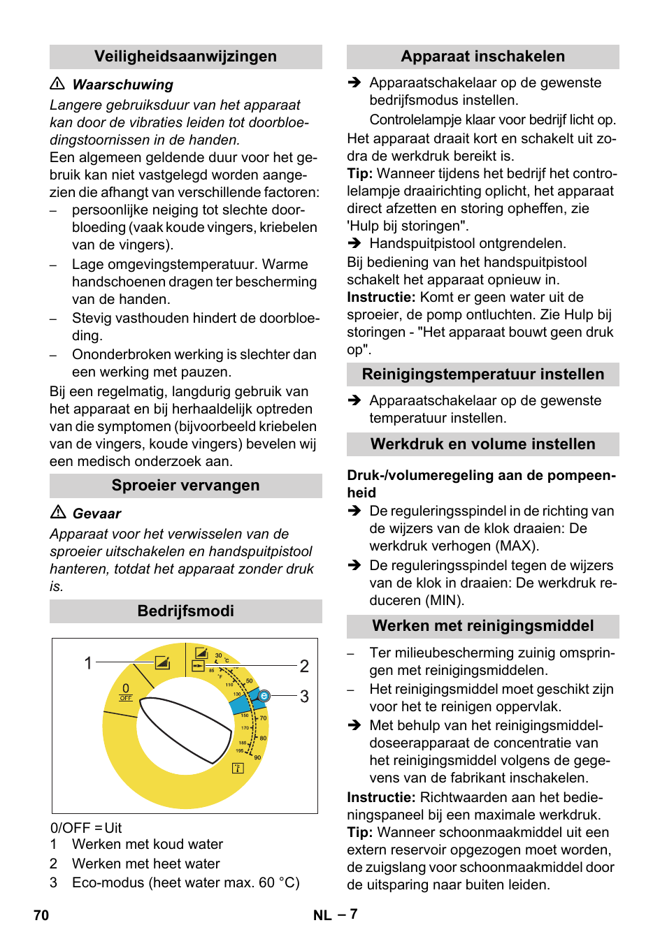 Karcher HDS 7-16 4C Basic User Manual | Page 70 / 376