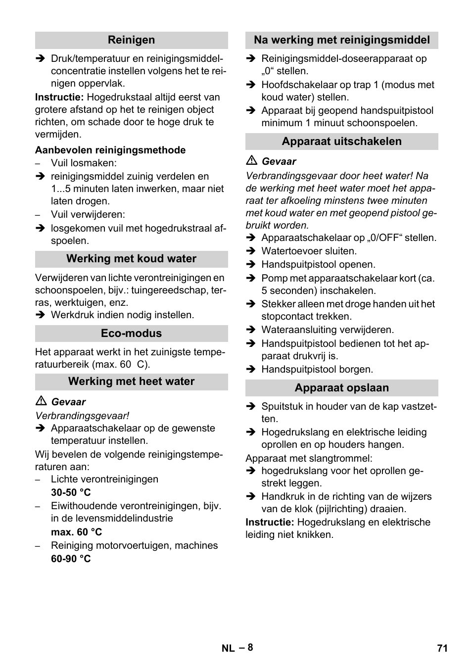 Karcher HDS 7-16 4C Basic User Manual | Page 71 / 376