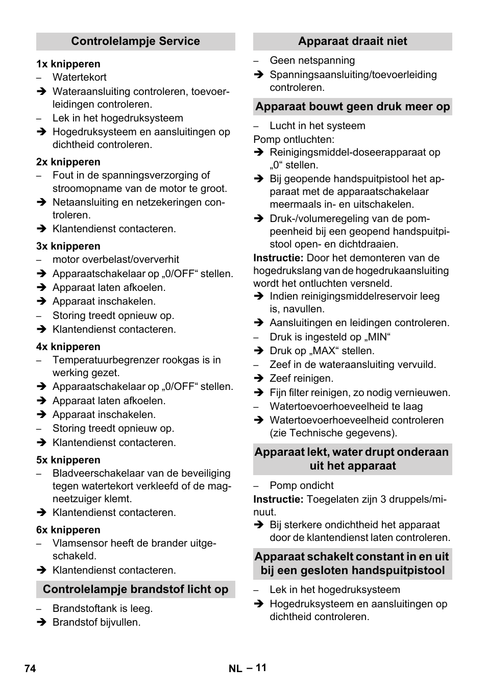 Karcher HDS 7-16 4C Basic User Manual | Page 74 / 376