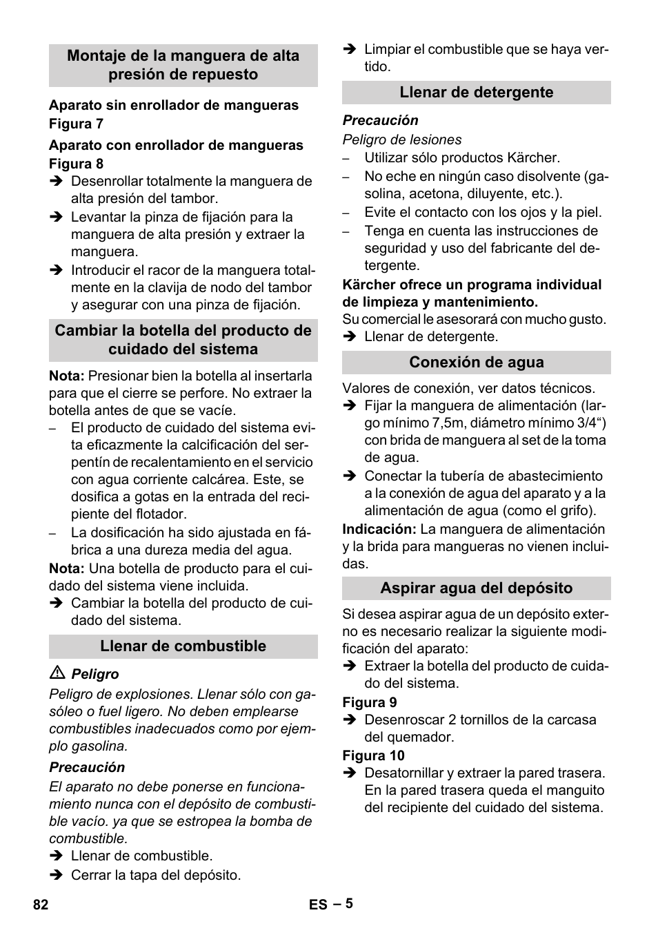 Karcher HDS 7-16 4C Basic User Manual | Page 82 / 376