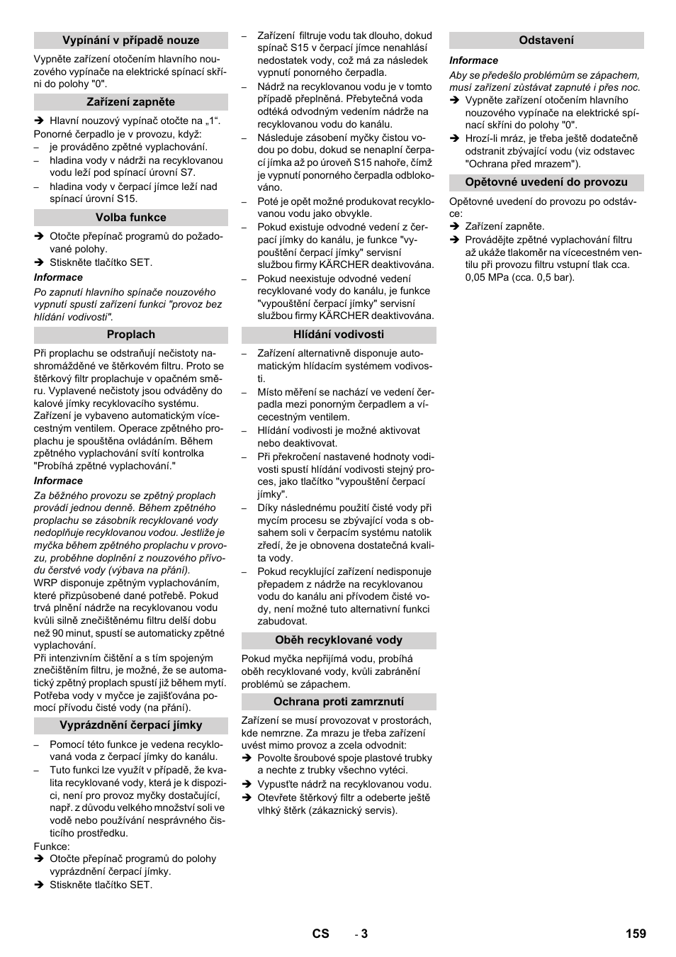 Karcher Système de recyclage des eaux usées WRP 16000 User Manual | Page 159 / 280