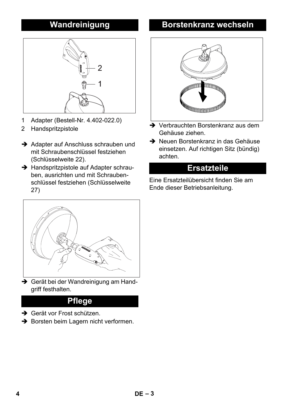 Karcher Nettoyeur haute pression HD 5-15 C+ avec FR Classic User Manual | Page 4 / 84