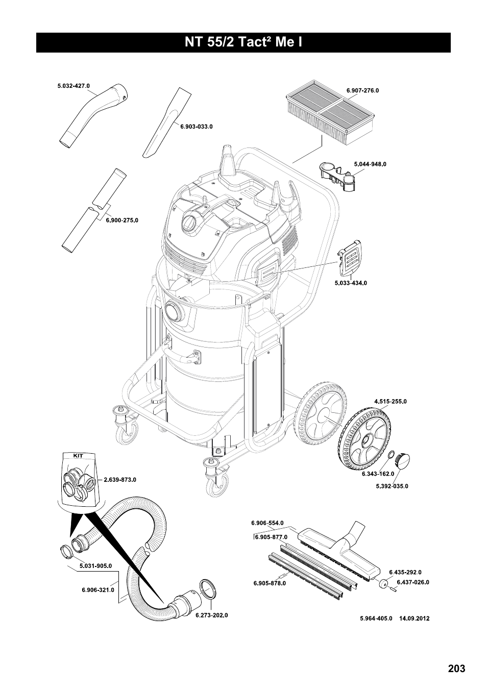 Nt 55/2 tact² me i | Karcher Aspirateur eau et poussières NT 55-2 Tact Me I User Manual | Page 203 / 204