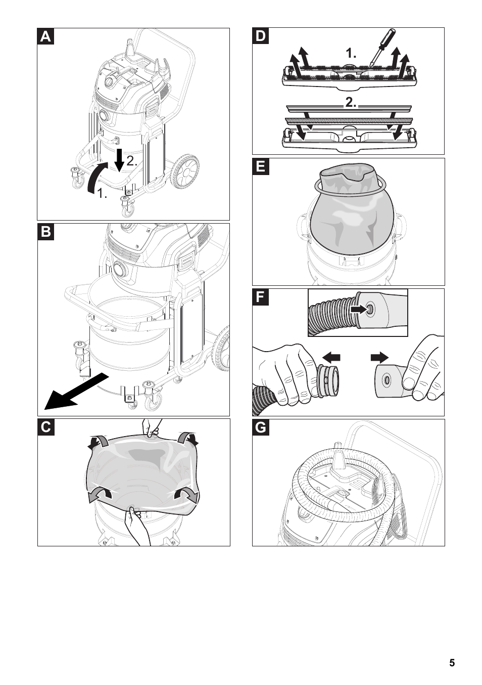 Karcher Aspirateur eau et poussières NT 55-2 Tact Me I User Manual | Page 5 / 204