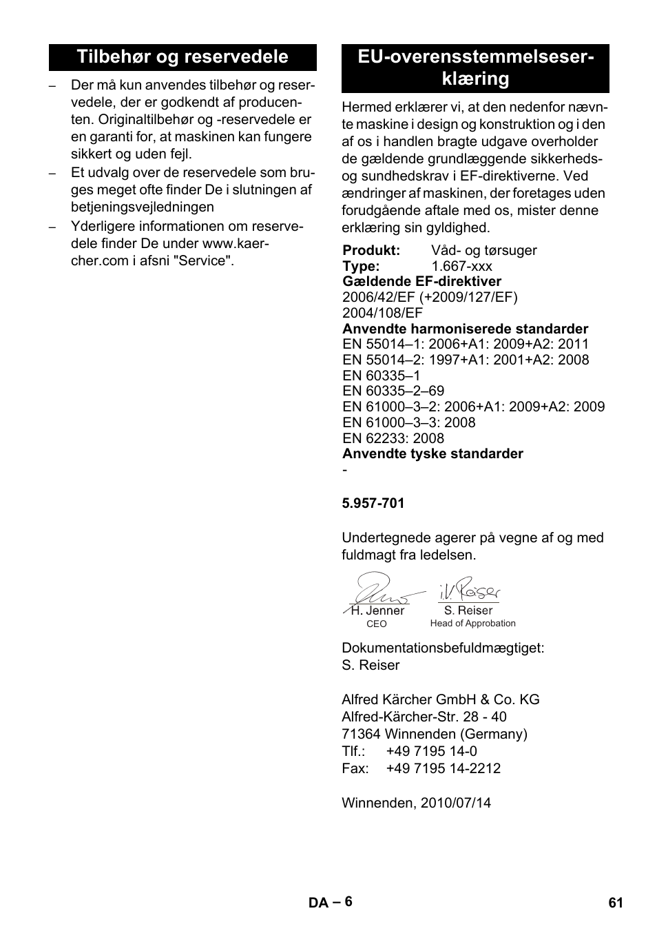 Karcher Aspirateur eau et poussières NT 55-2 Tact Me I User Manual | Page 61 / 204