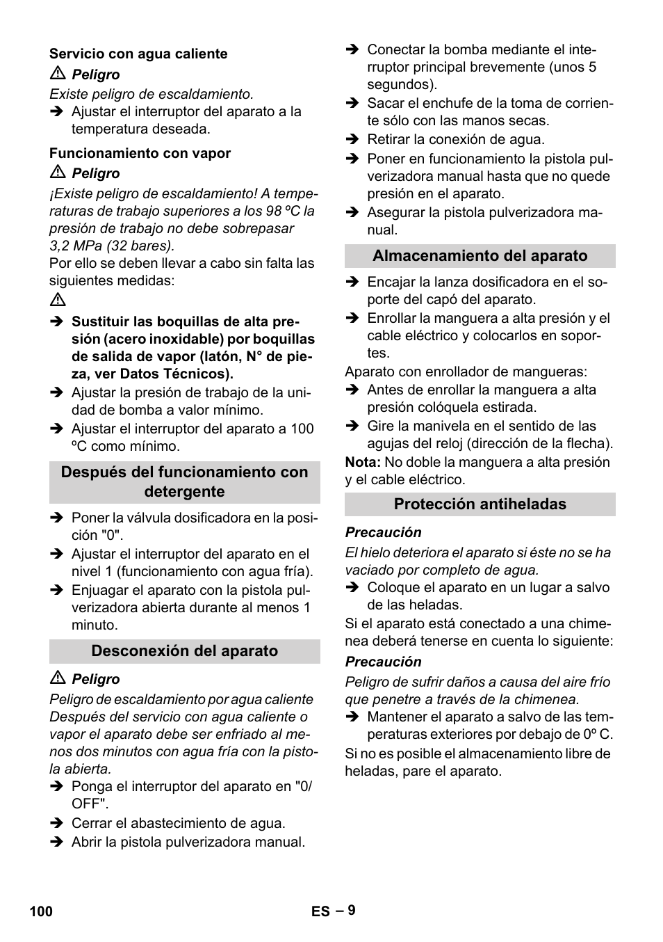 Karcher Nettoyeur haute pression HDS 8-18-4 C Classic User Manual | Page 100 / 460