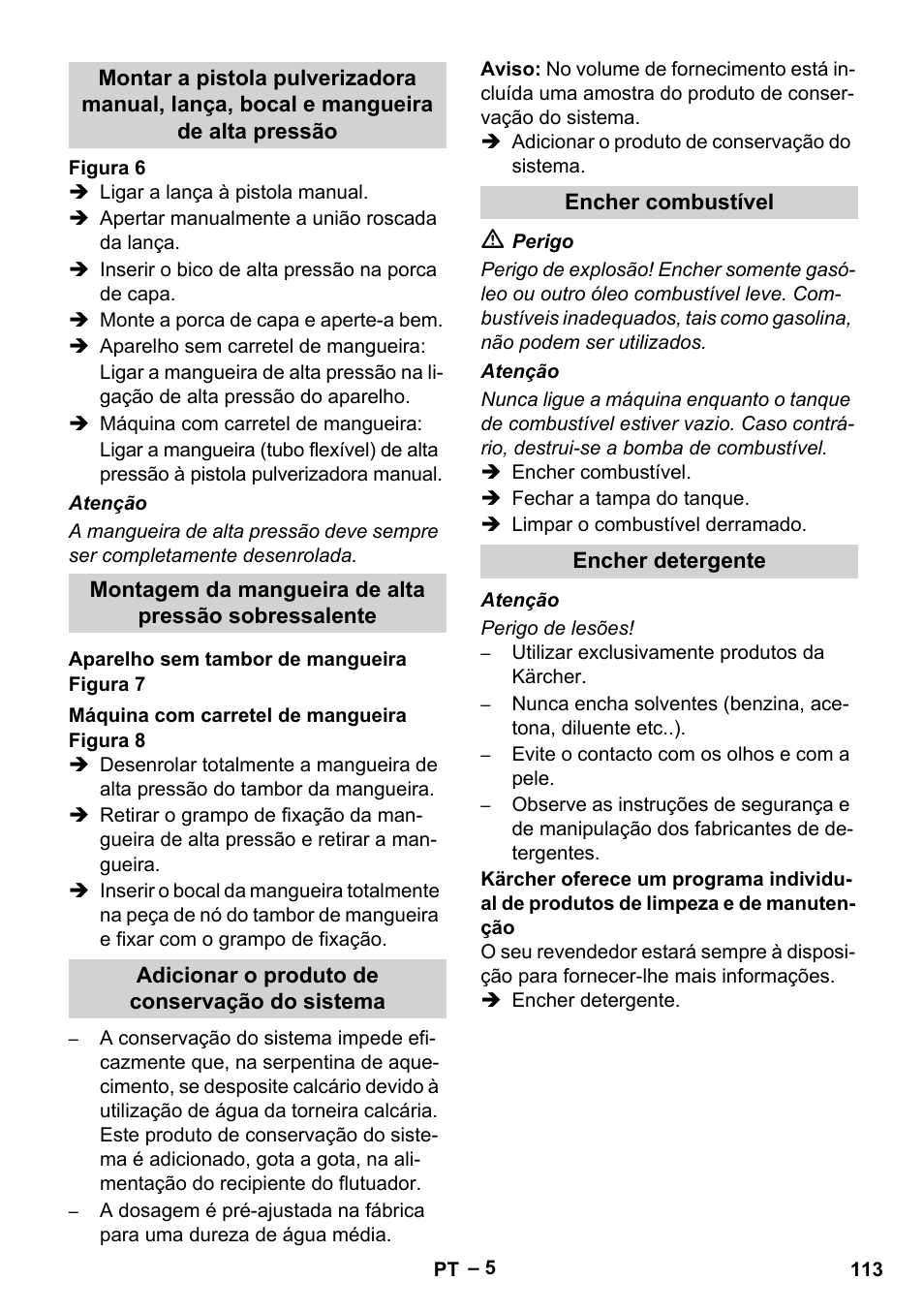 Karcher Nettoyeur haute pression HDS 8-18-4 C Classic User Manual | Page 113 / 460