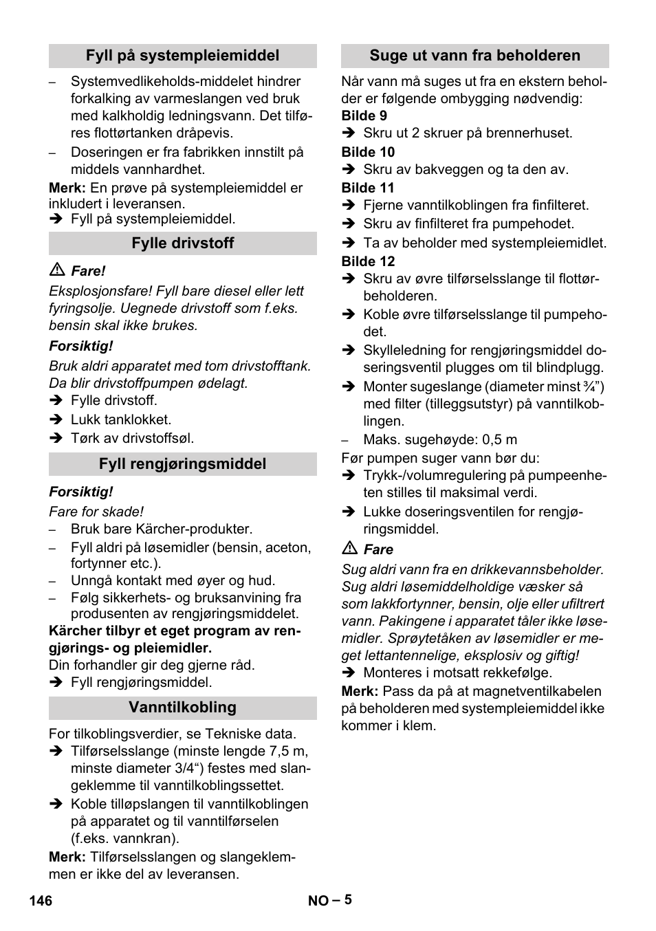 Karcher Nettoyeur haute pression HDS 8-18-4 C Classic User Manual | Page 146 / 460