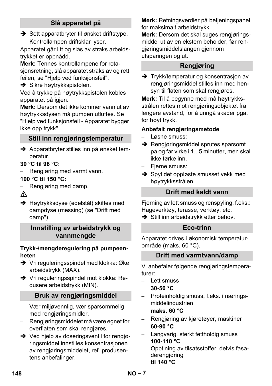 Karcher Nettoyeur haute pression HDS 8-18-4 C Classic User Manual | Page 148 / 460