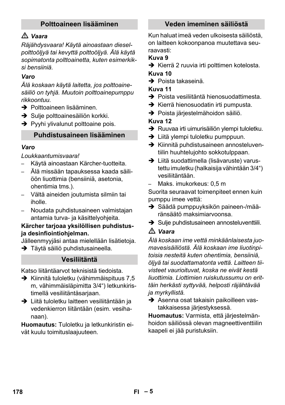 Karcher Nettoyeur haute pression HDS 8-18-4 C Classic User Manual | Page 178 / 460