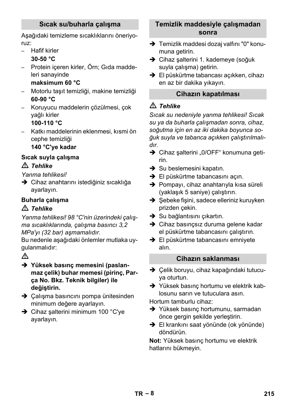 Karcher Nettoyeur haute pression HDS 8-18-4 C Classic User Manual | Page 215 / 460