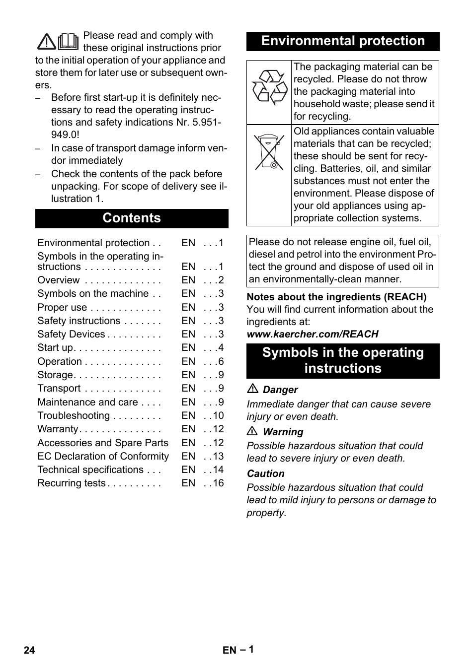 Karcher Nettoyeur haute pression HDS 8-18-4 C Classic User Manual | Page 24 / 460