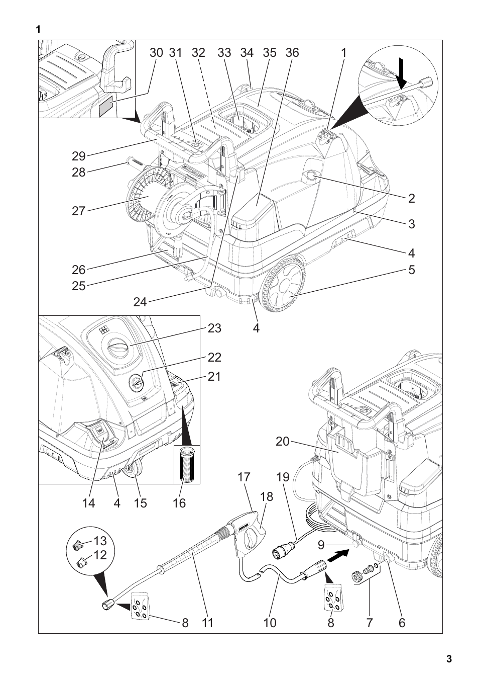Karcher Nettoyeur haute pression HDS 8-18-4 C Classic User Manual | Page 3 / 460